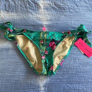 Betsey Johnson bikini bottom, L, NWT